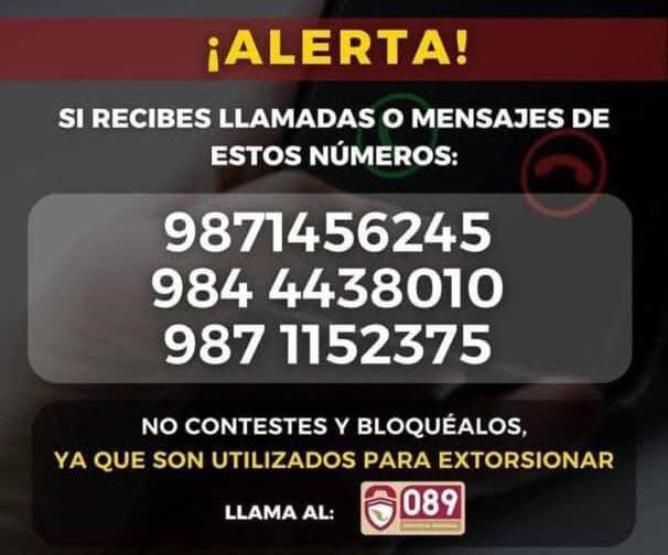 ¡Evita caer en extorsión!