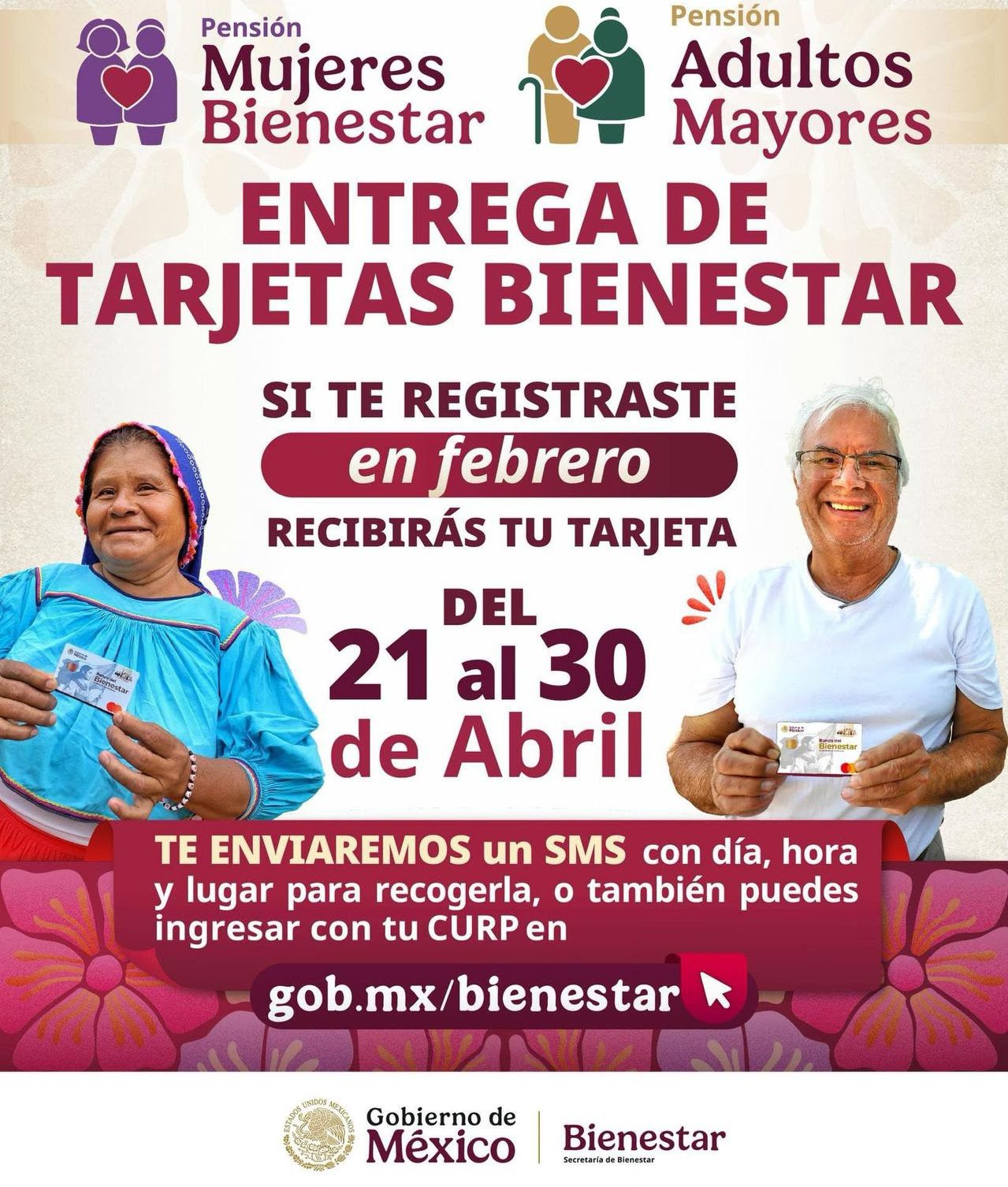 ENTREGA DE TARJETAS DEL BIENESTAR