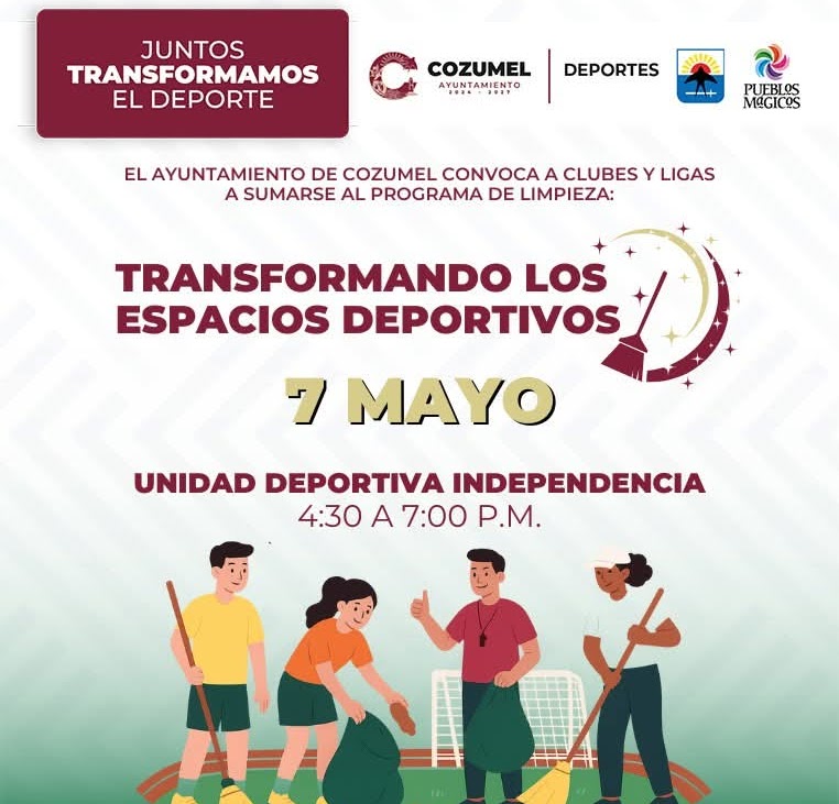 TRANSFORMEMOS JUNTOS LOS ESPACIOS DONDE ENTRENAMOS Y CONVIVIMOS