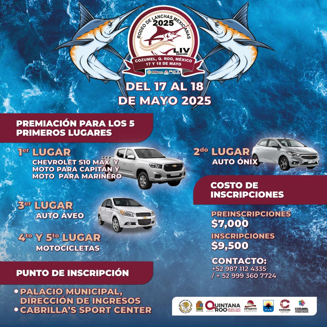 inscribete al rodeo de lanchas mexicanas 2025