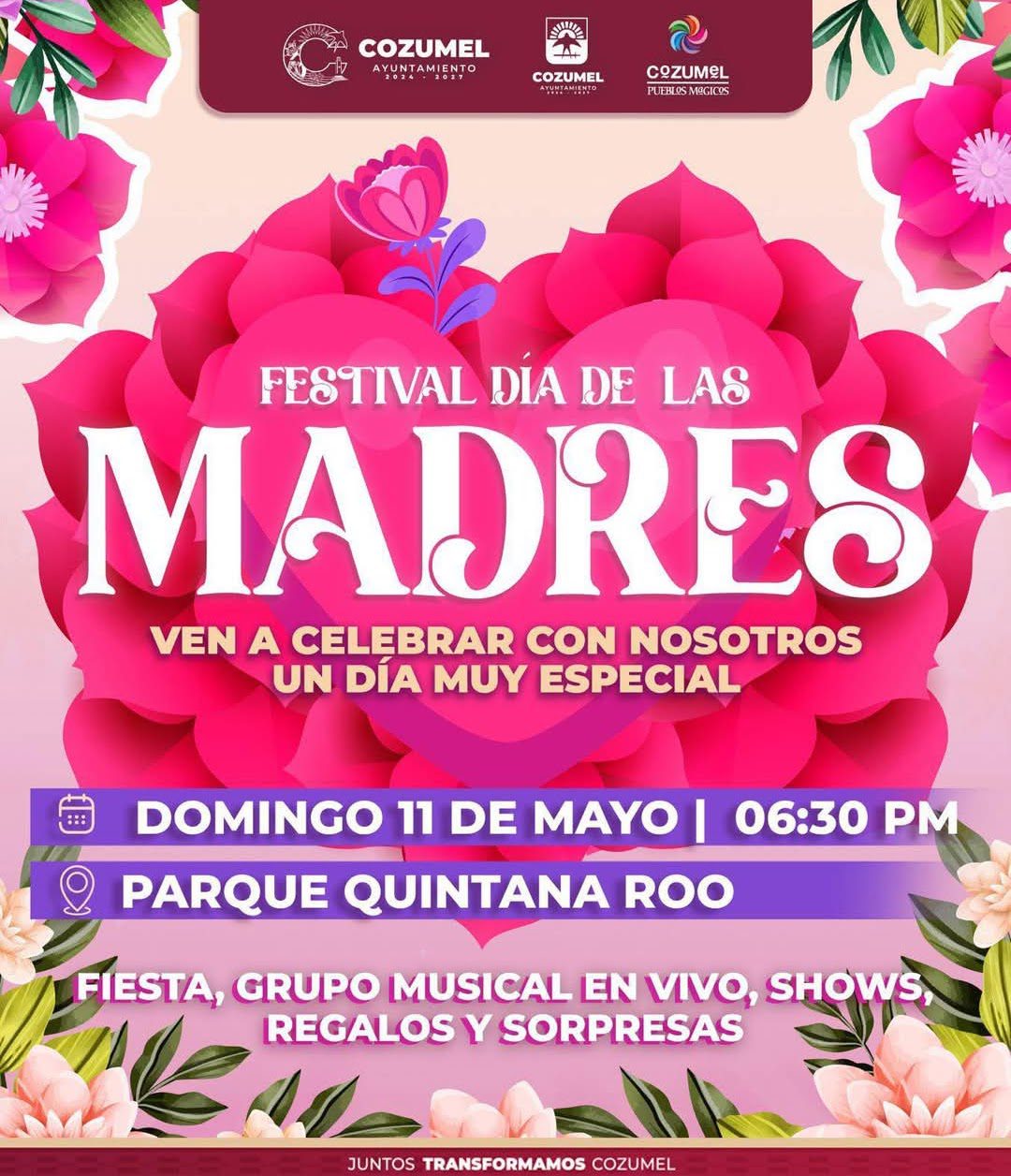 ¡JUNTOS FESTEJAMOS A LAS MAMÁS!
