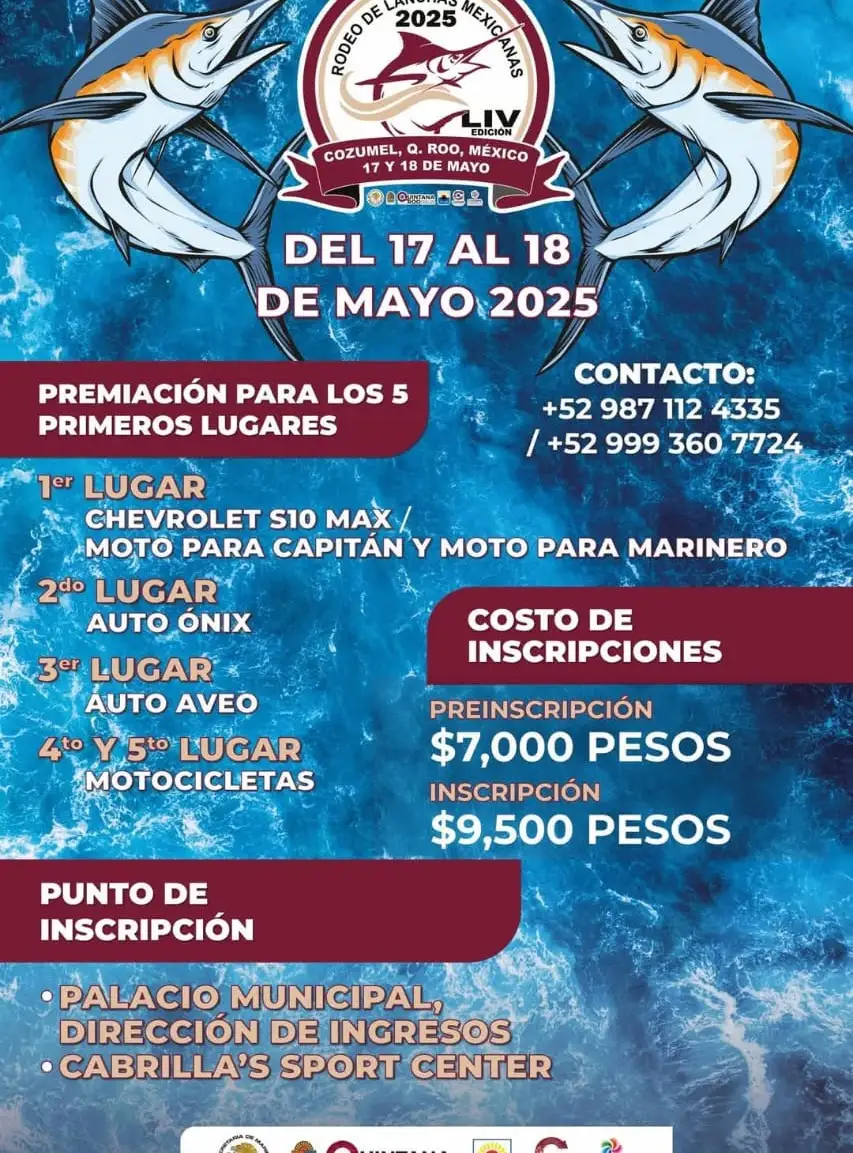 INSCRIBETE AL RODEO DE LANCHAS MEXICANAS 2025