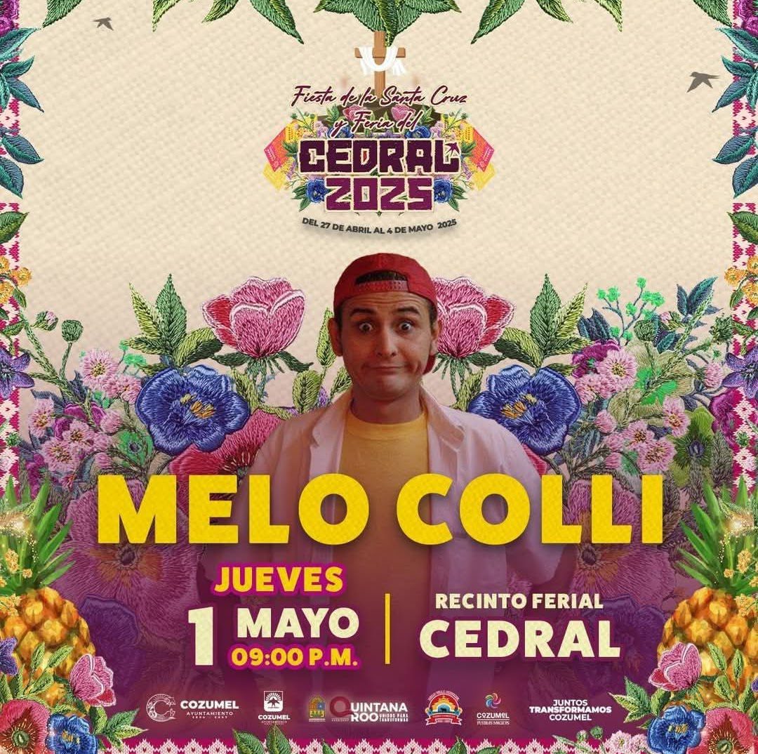 ya estan a la venta los boletos para “melo colli” en la fiesta de la santa cruz y la feria del cedral