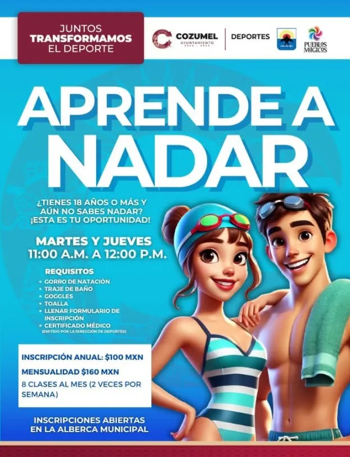 APRENDE A NADAR