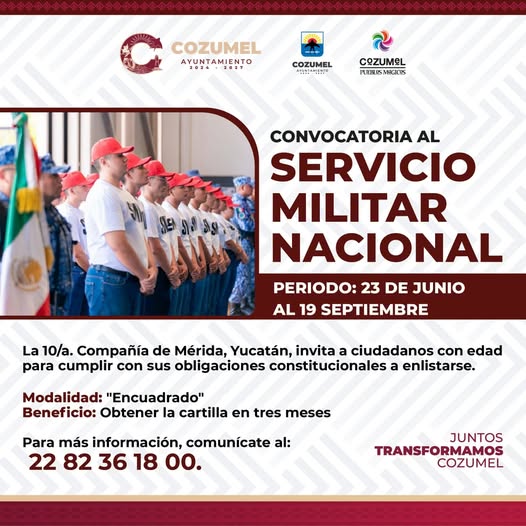 ¡Atención jóvenes de Cozumel!