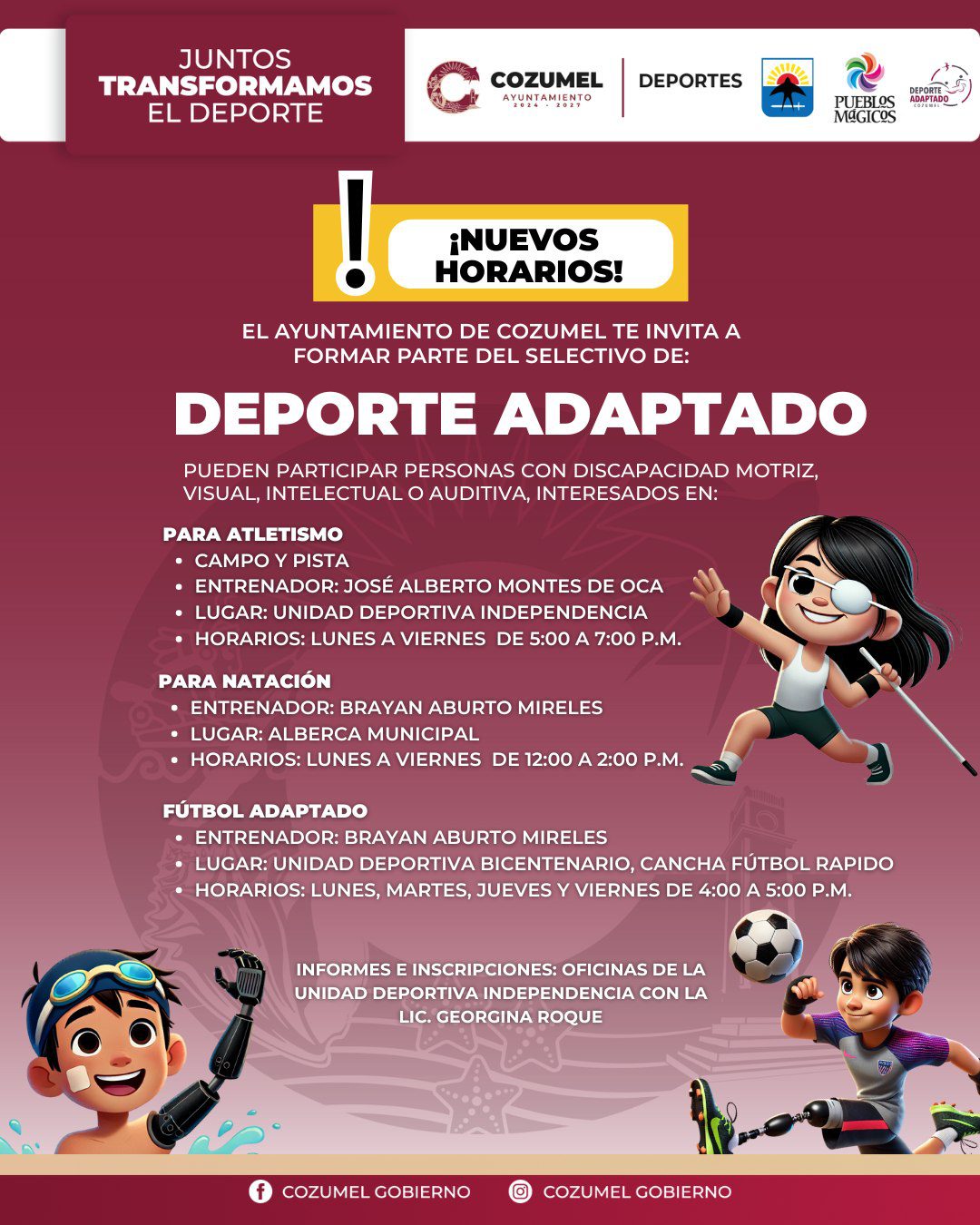 ¿Conoces a alguien con discapacidad que ame el deporte?