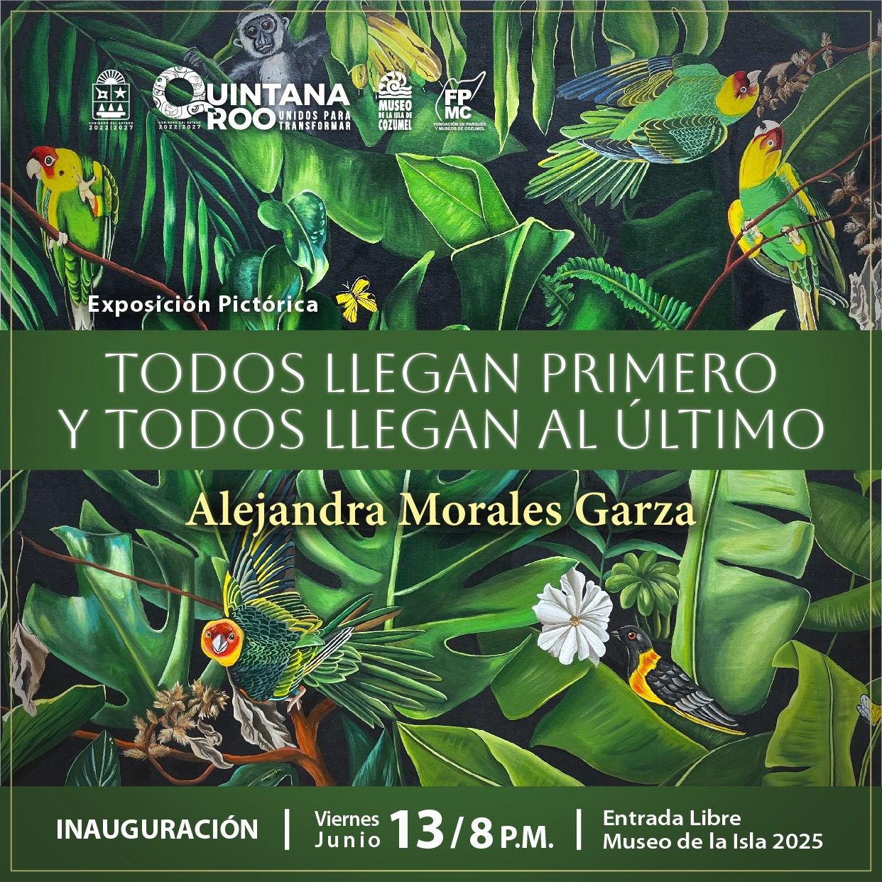 Invita la FPMC a la inauguración de la exposición pictórica “Todos llegan primero y todos llegan al último”, de la artista Alejandra Morales Garza