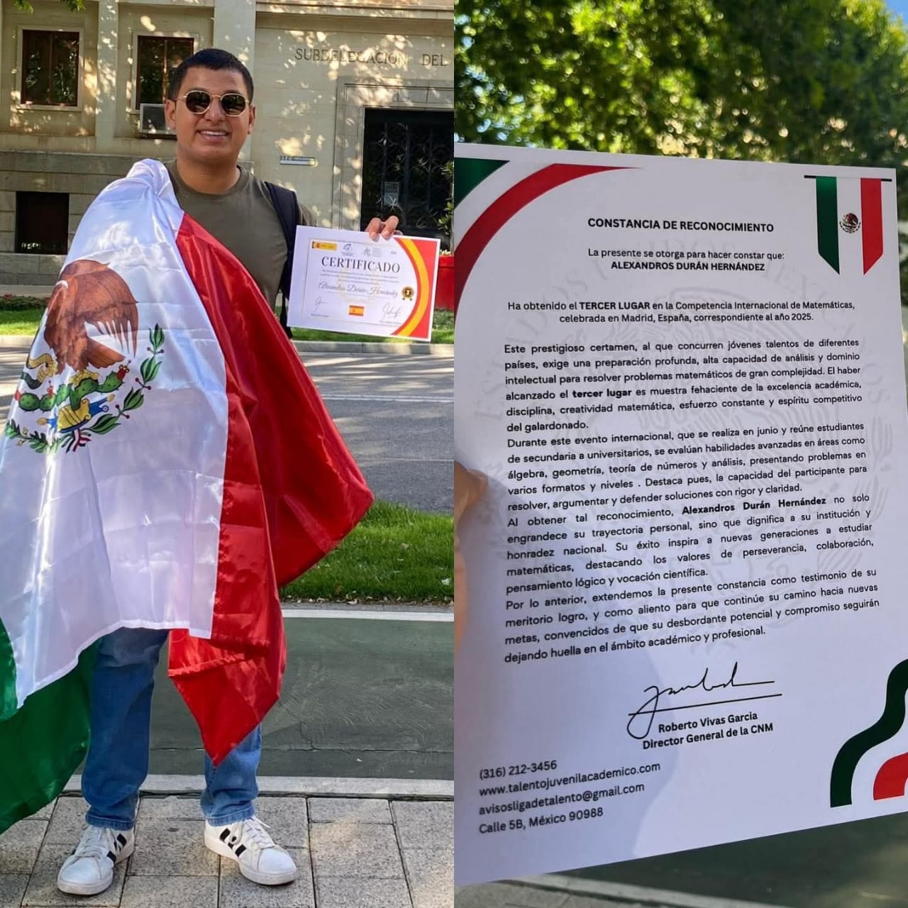 ¡¡¡ERES UN ORGULLO MEXICANO!!!