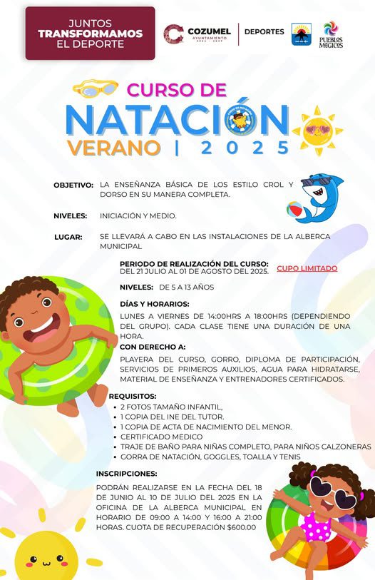 🏊🏼♀️🏊🏼♂️🌞 ¡Este verano tus peques pueden aprender a nadar como campeones!