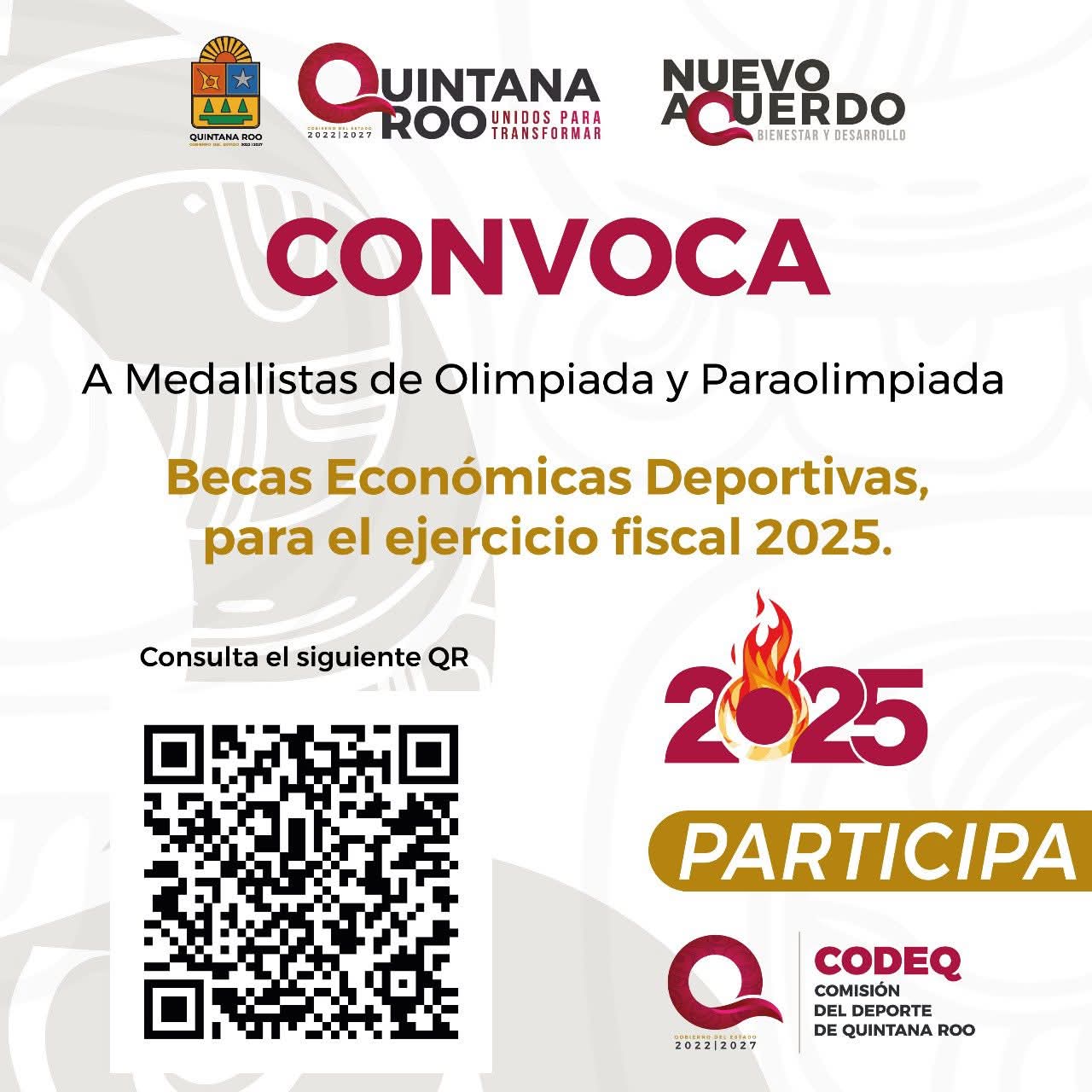 🙌🏼Inscripción al nuevo ciclo de Becas Deportivas 2025🏅