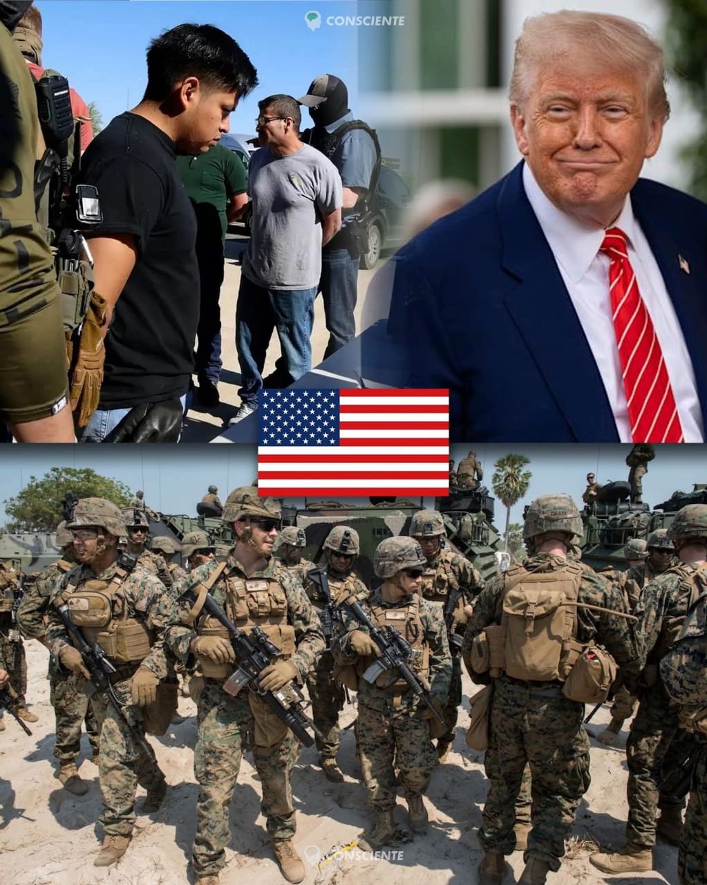 200 Marines fueron enviados a Florida para apoyar al ICE y el tema migrante