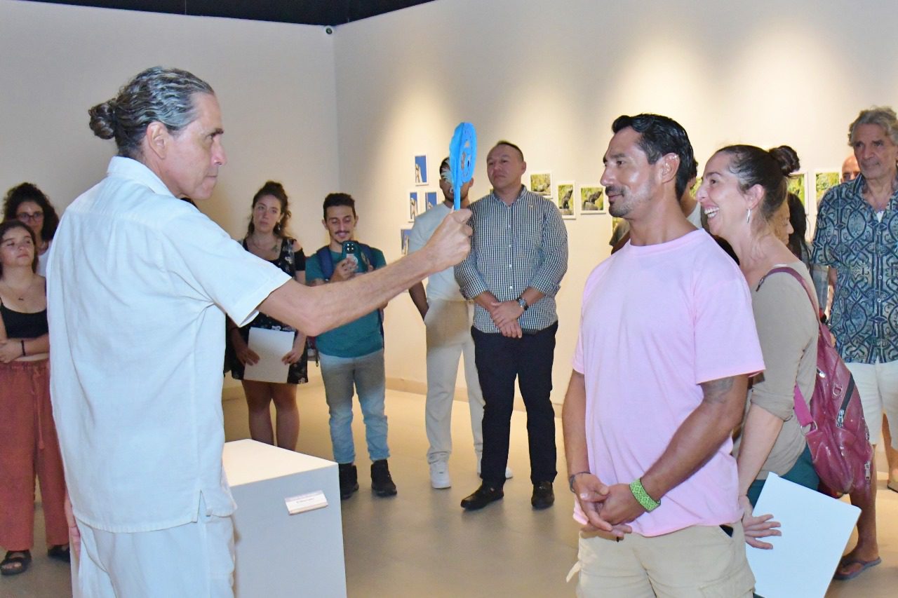 Inaugura la FPMC instalación artística “Iguanas: Reyes de la Tierra y la Consciencia Humana”, del artista local Daniel Aguilar Arreguín