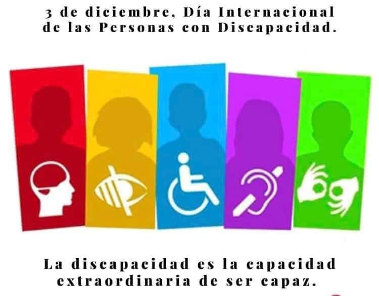 💙 3 de diciembre: Hoy celebramos la empatía, la inclusión y la fortaleza de las personas con discapacidad 💙