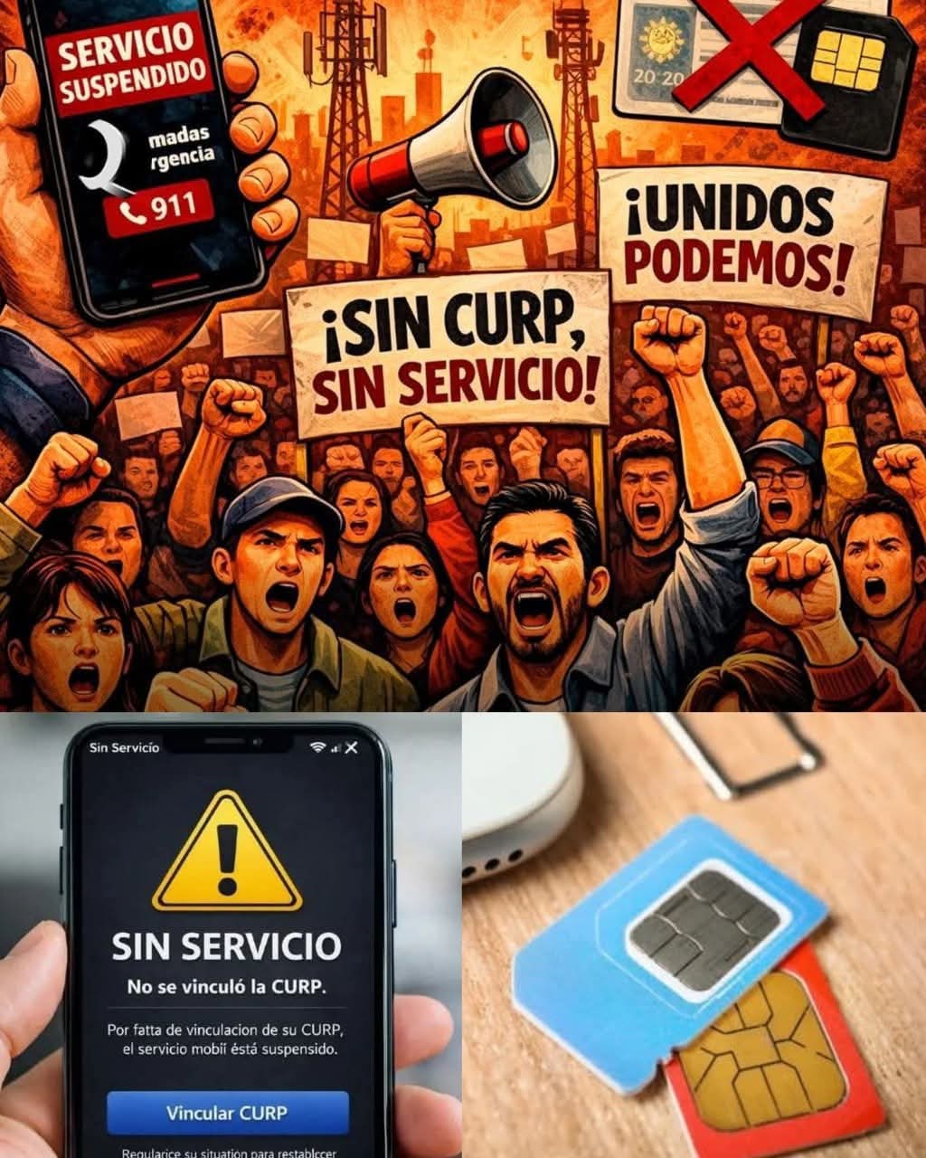 🚨 Crece el rechazo en redes por registro obligatorio de líneas telefónicas con CURP