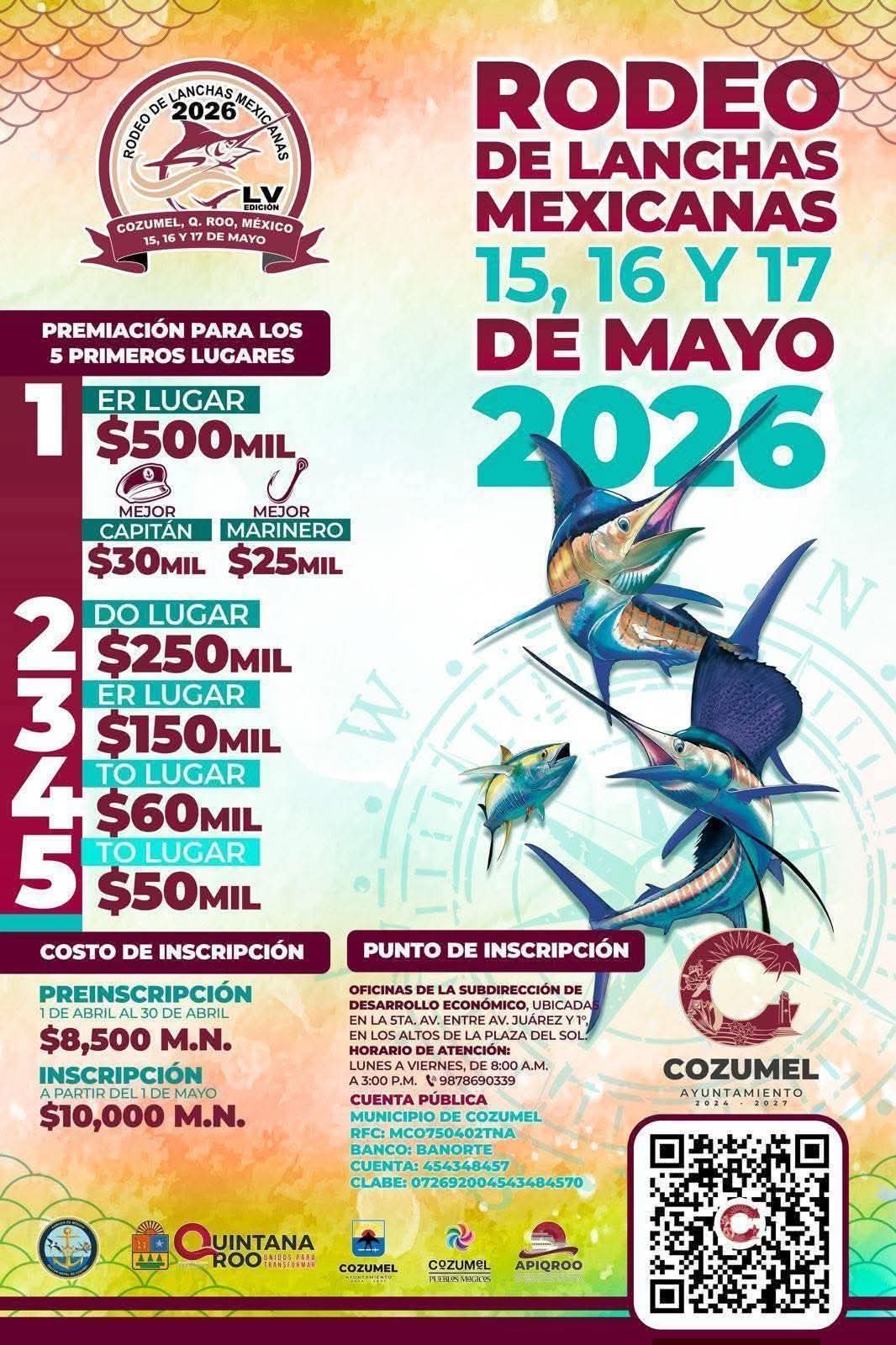 🚤🔥 ¡Listas las preinscripciones! para el mejor torneo de pesca del caribe en Cozumel