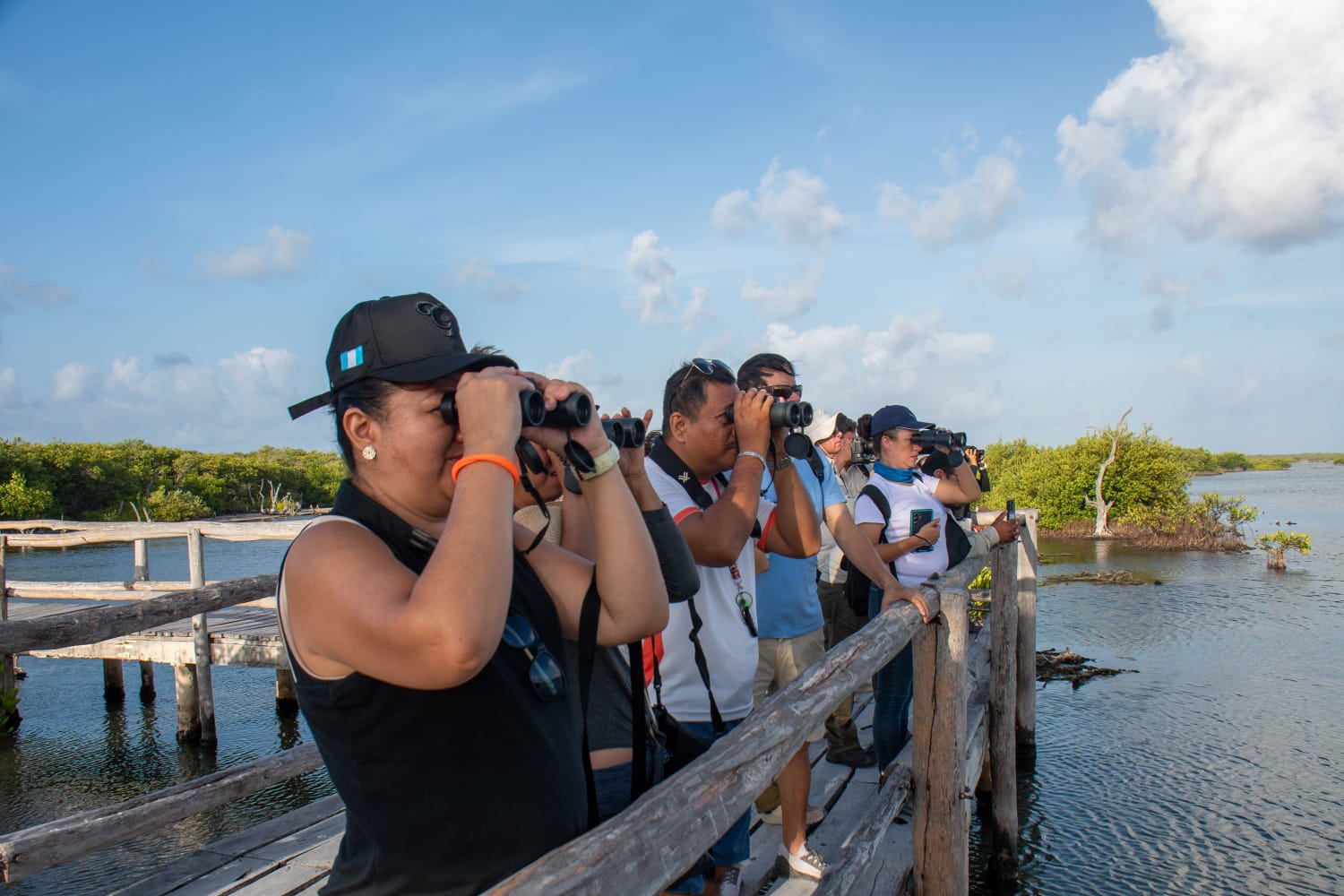 Conmemora la FPMC el Día Mundial de las Aves Migratorias con observación comunitaria en Punta Sur