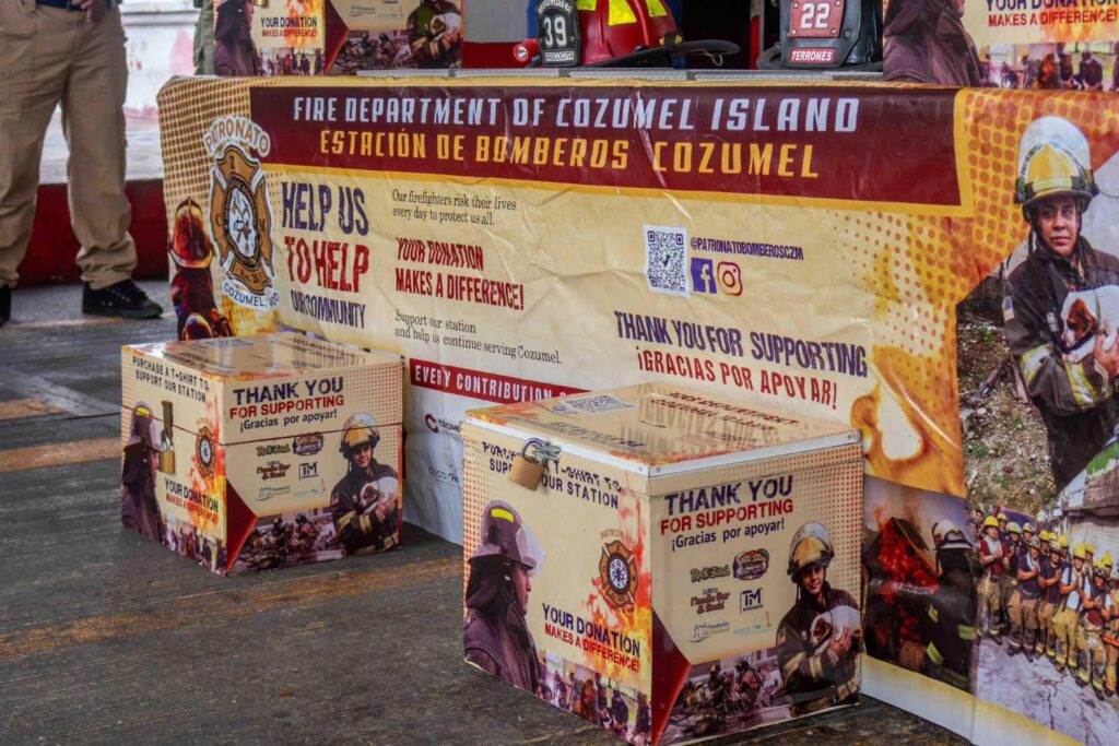 Supera Bomberos Cozumel su colecta en 7 años; recaudando casi medio mdp