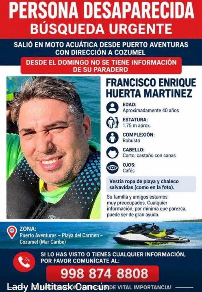 Mantienen la búsqueda de dos personas perdidas en alta mar desde el pasado domingo