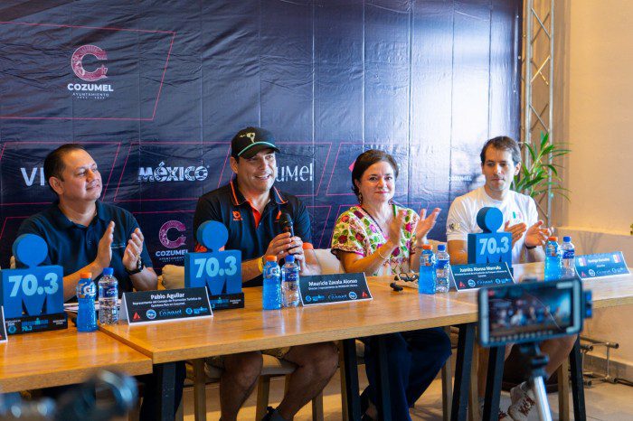 Recibiran más de 2 mil 500 atletas de 50 países para el Ironman 70.3 Cozumel
